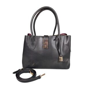 Aldo Black Bag Satchel Crossbody Tote Purse Black NWOT